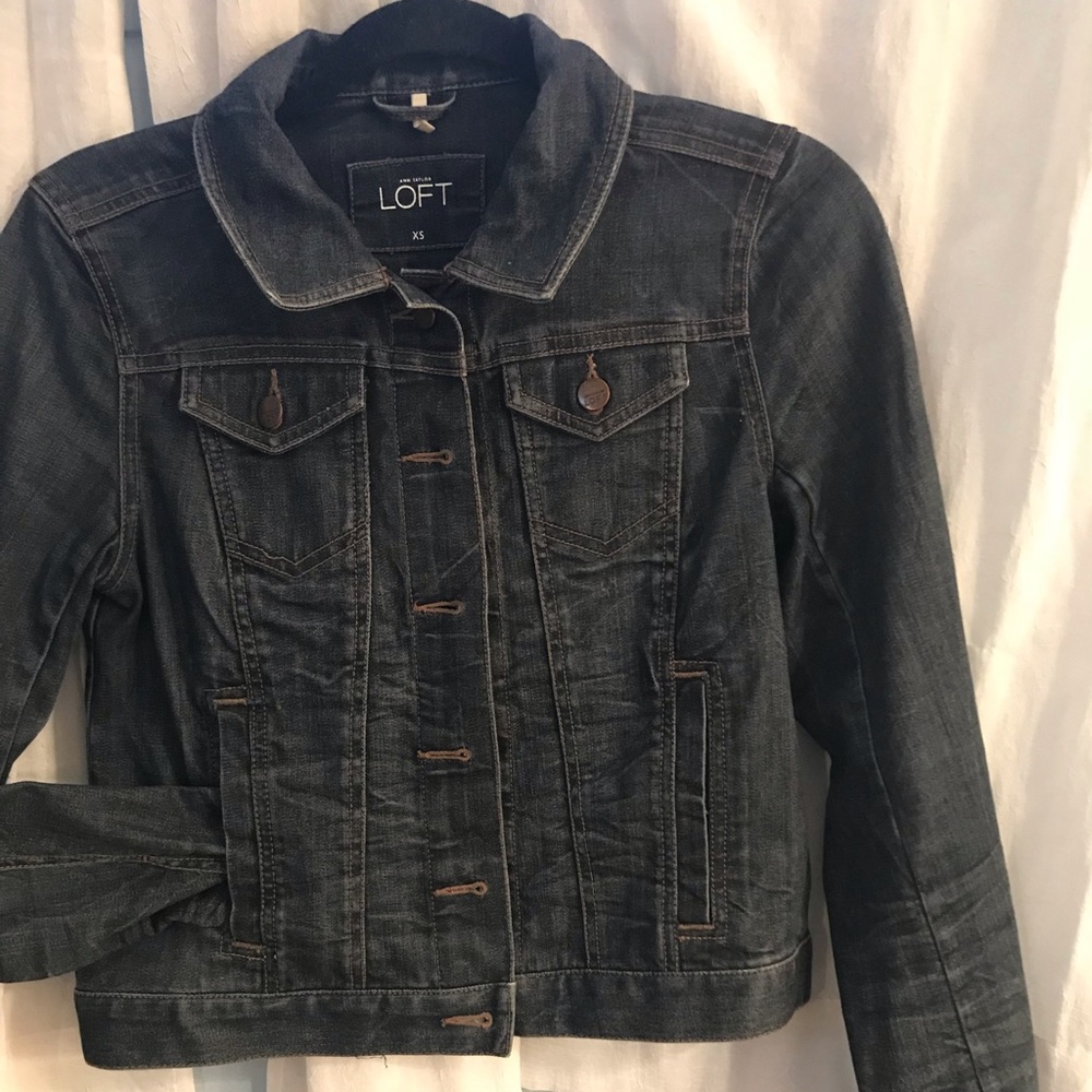 Dark washed jean jacket